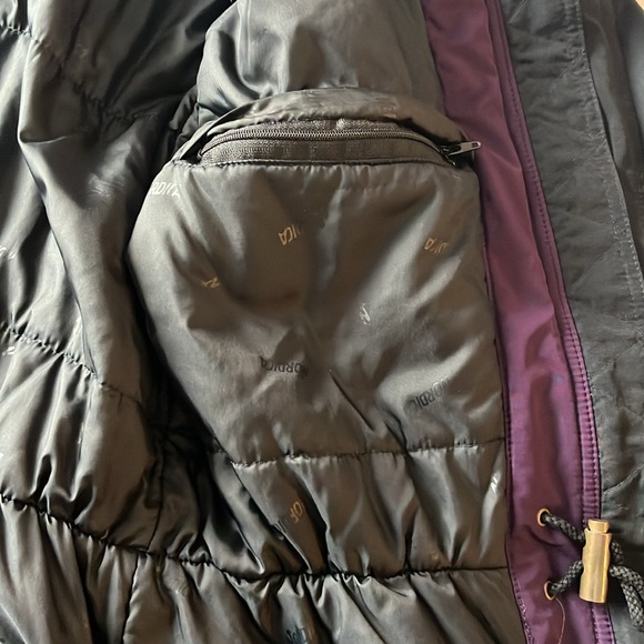 Vintage Nordica Ski Jacket Black Purple Size 8 Large - Picture 7 of 16
